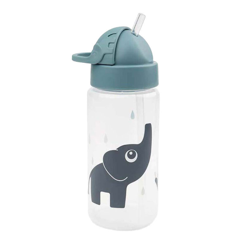 Hecho por ciervo paja copa elphee azul, 350 ml