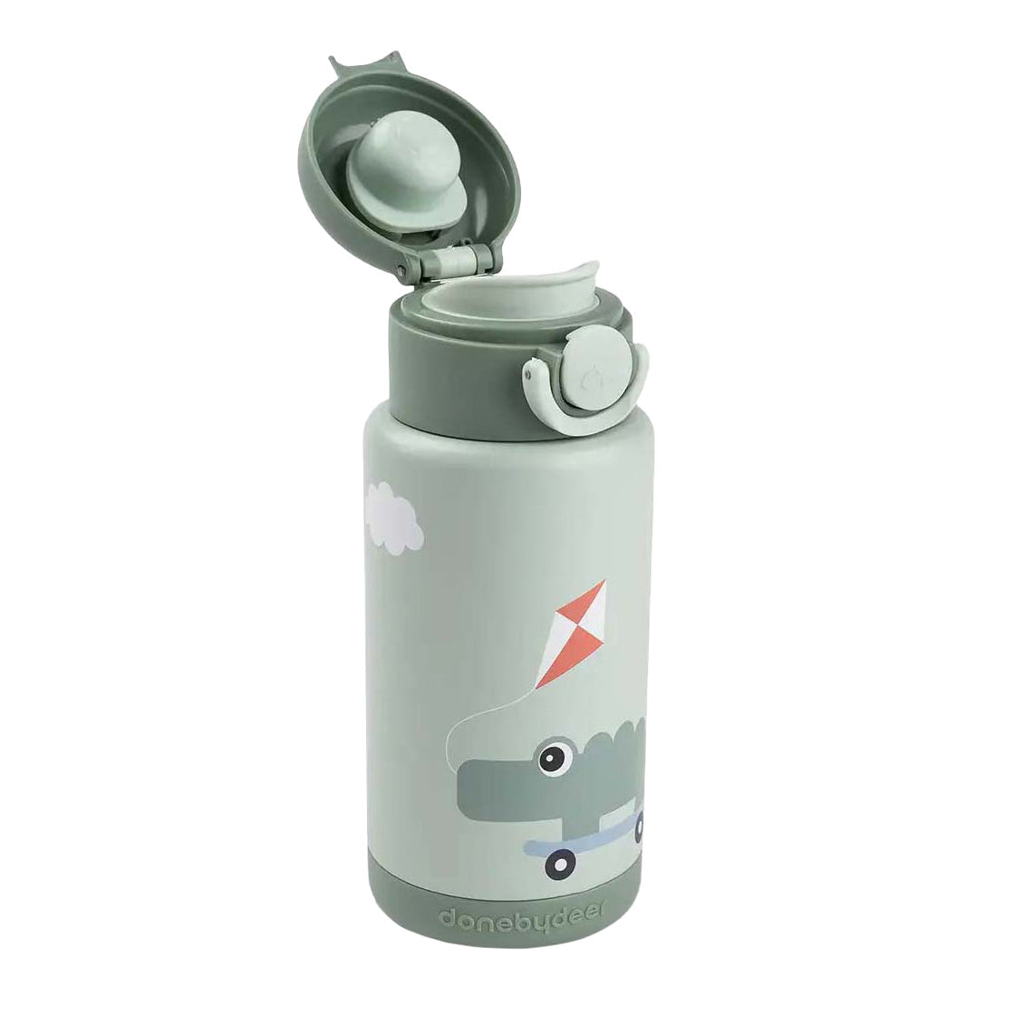 Done by deer geïsoleerde drinkfles playground - groen