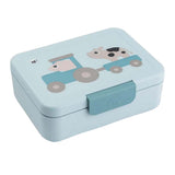 Done by deer bread bin with compartments - blue