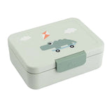 Done by deer bread bin with compartments - green