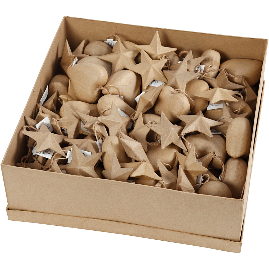 Creativ company kersthangers, d 8 cm, 80 stuk 1 doos