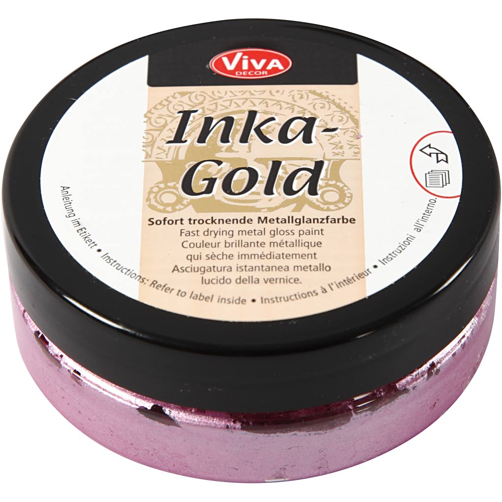 Creativ Company Inka -Gold Glosswax - Magenta, 50ml