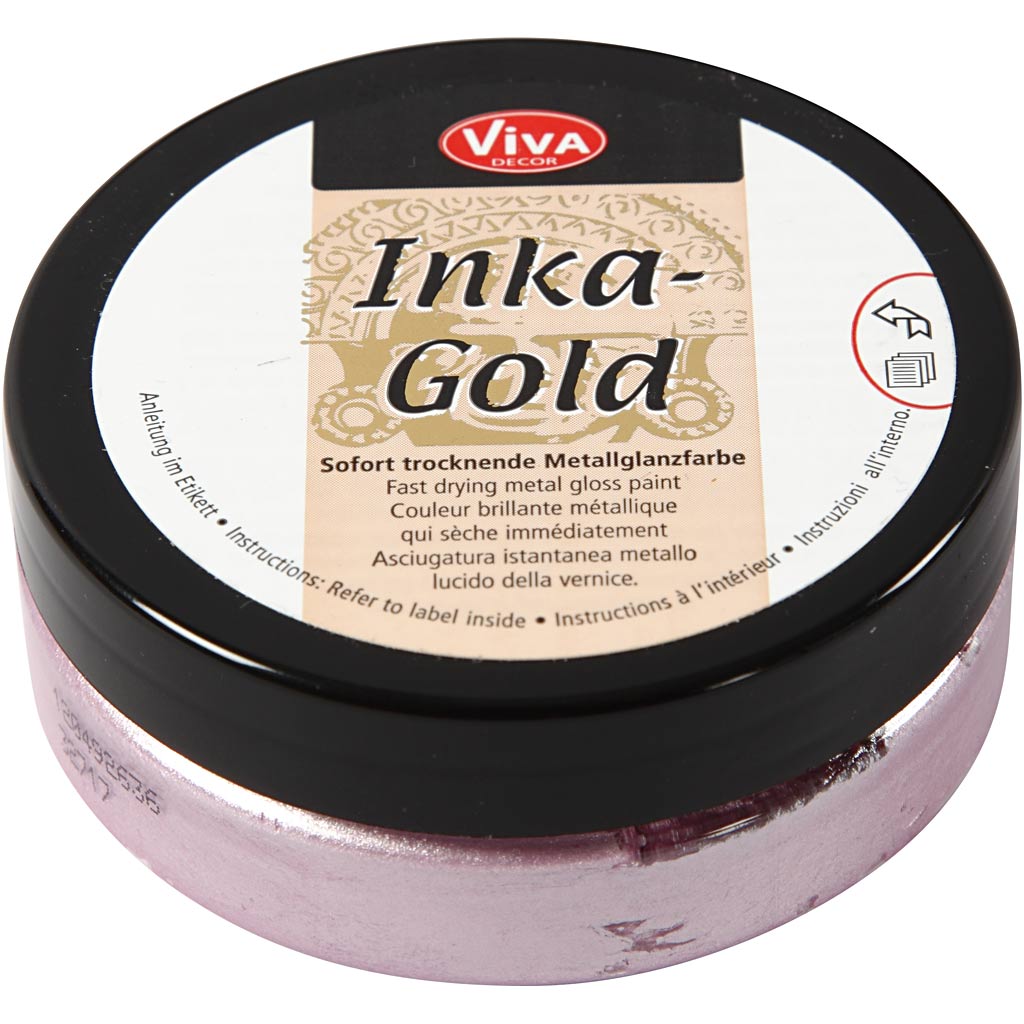 Creativ Company Inka -Gold Glosswax - Rose Quartz, 50ml
