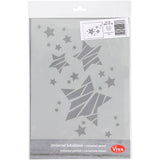 Creativ company flexible template, stars, A4, sheet 210x297 mm, 1 piece