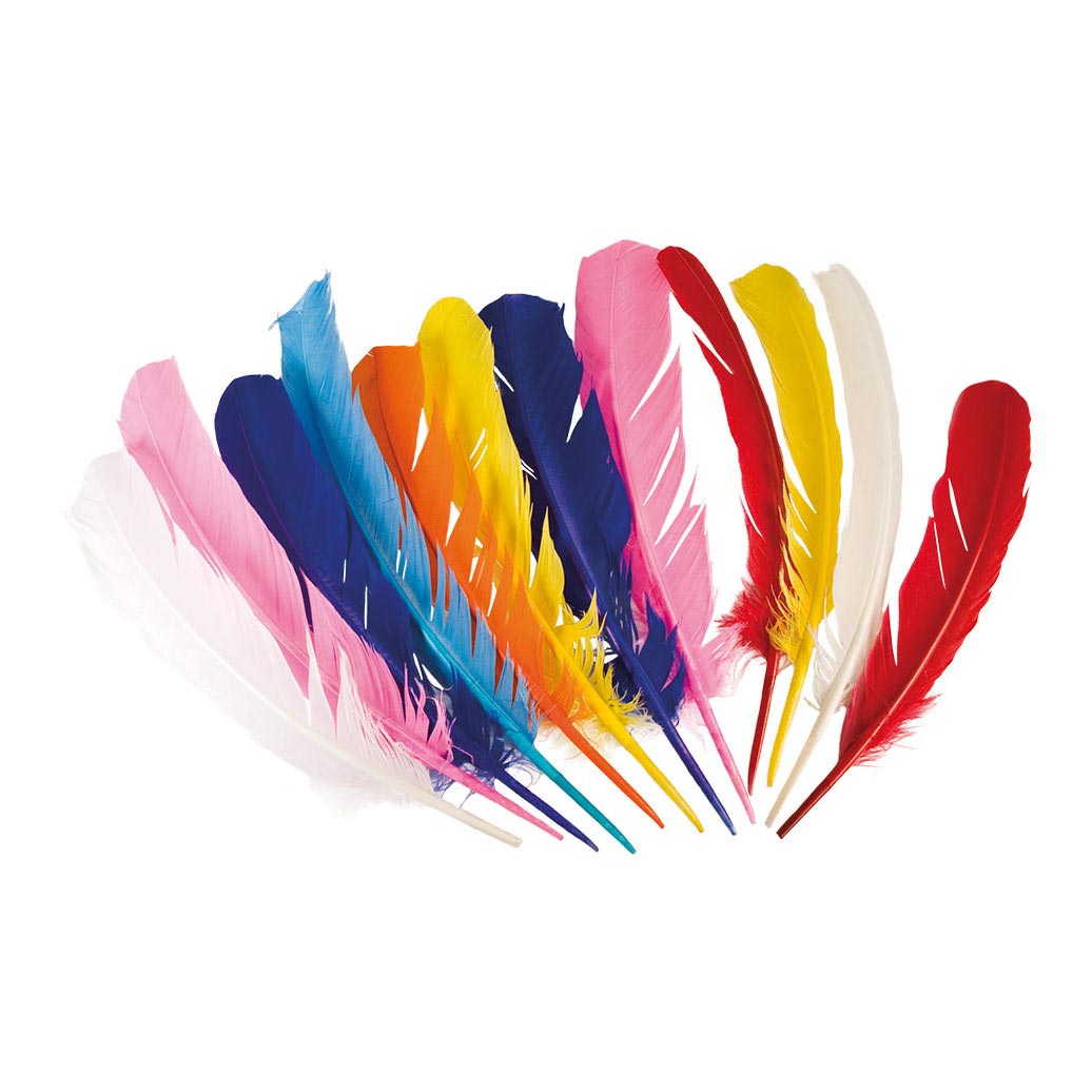 Boland Indian feathers, 12 pcs.