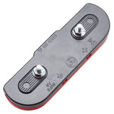 Trelock Carriage Light LS613 Duo Flat - 50mm (monteringspaket)