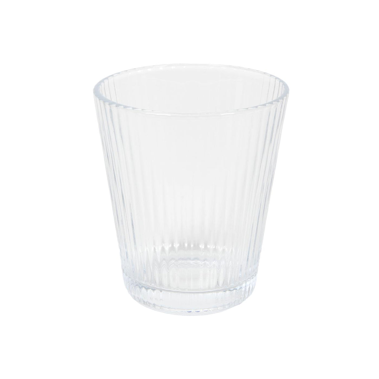 Drinking glass lines clear 335ml ø9x10cm 6 pcs