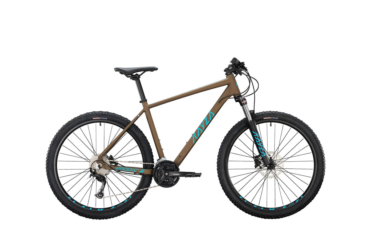 Kayza mtb hardtail spodic 6 mod. 22 bike spod.6 27,5 46 hardtail 27sp brown blue