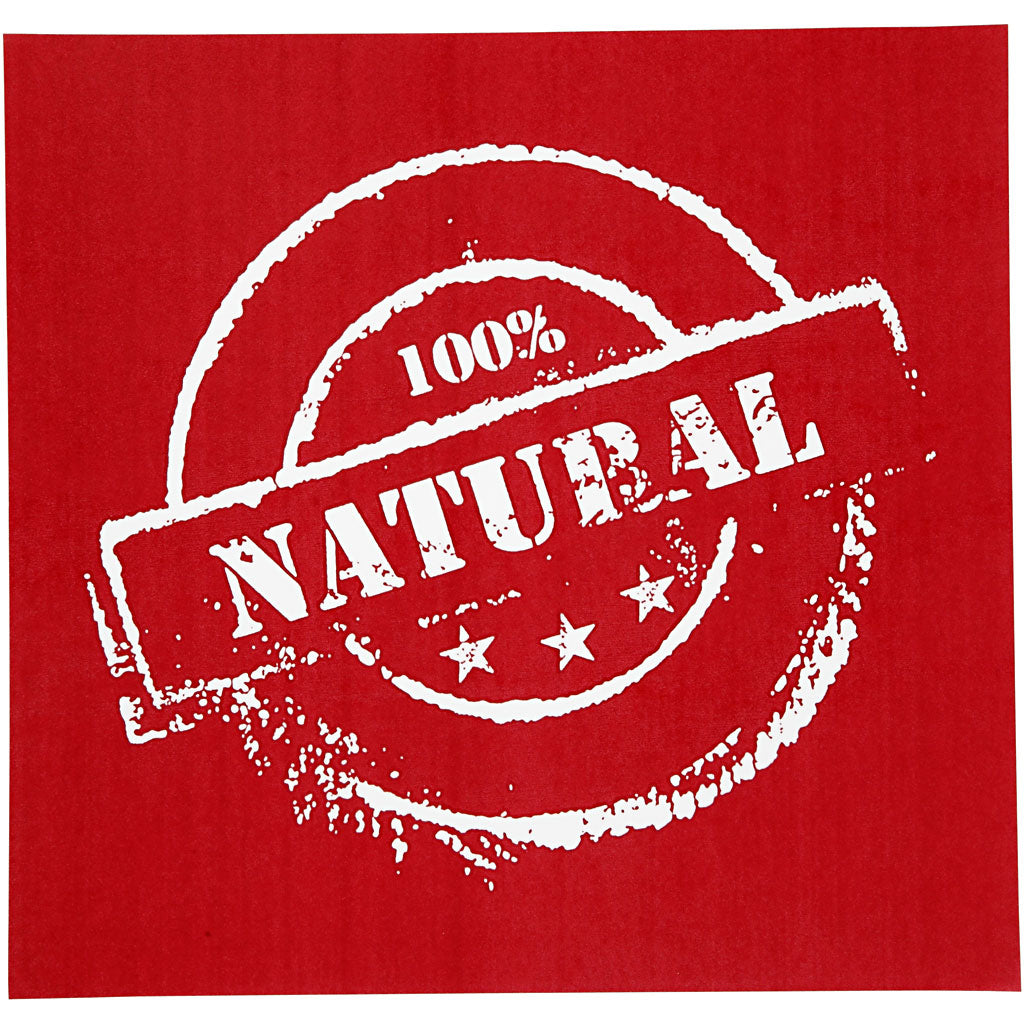 Screen stencil, 100% natural, sheet 20x22 cm, 1 sheet