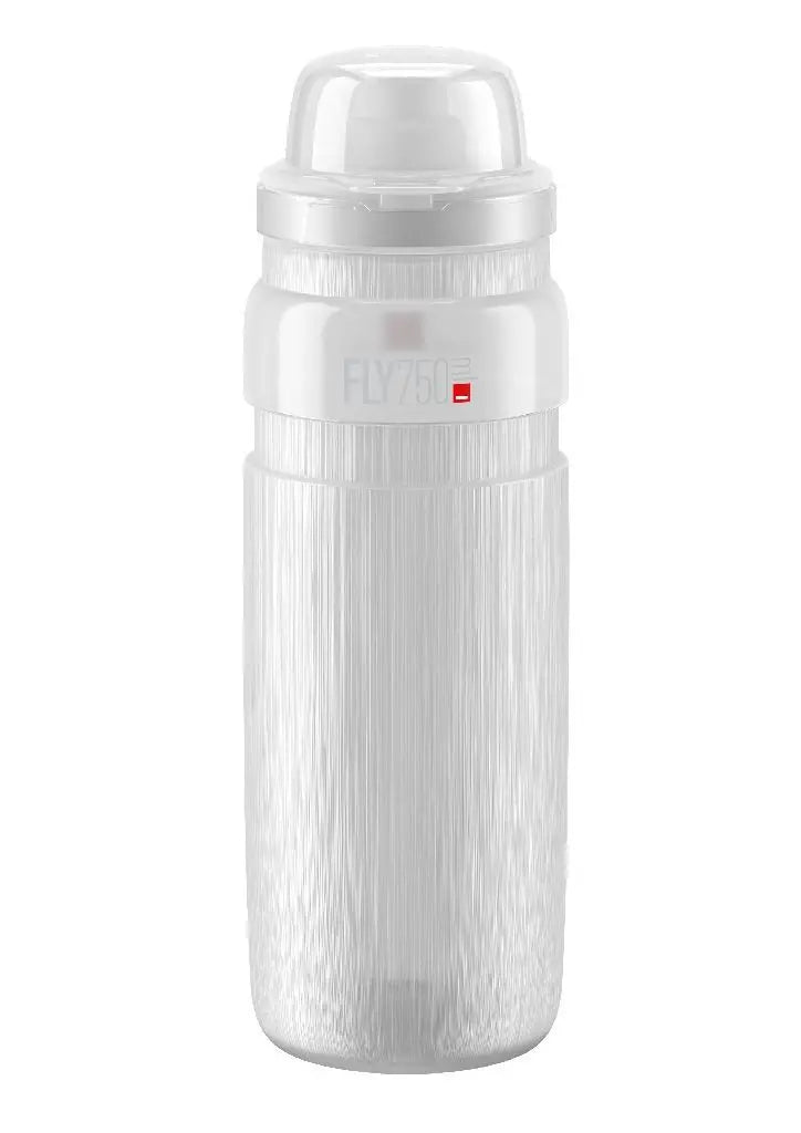 Elite bottle with protective cap fly mtb tex transparent 750ml
