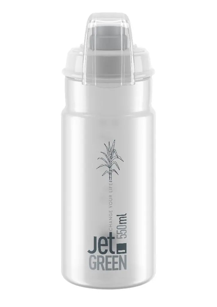 Elite water bottle jet green + jet green plus bottle jet green + plus 550ml clear green
