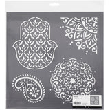 Creativ Company Template Ethic Motifs, 30,5x30,5 cm