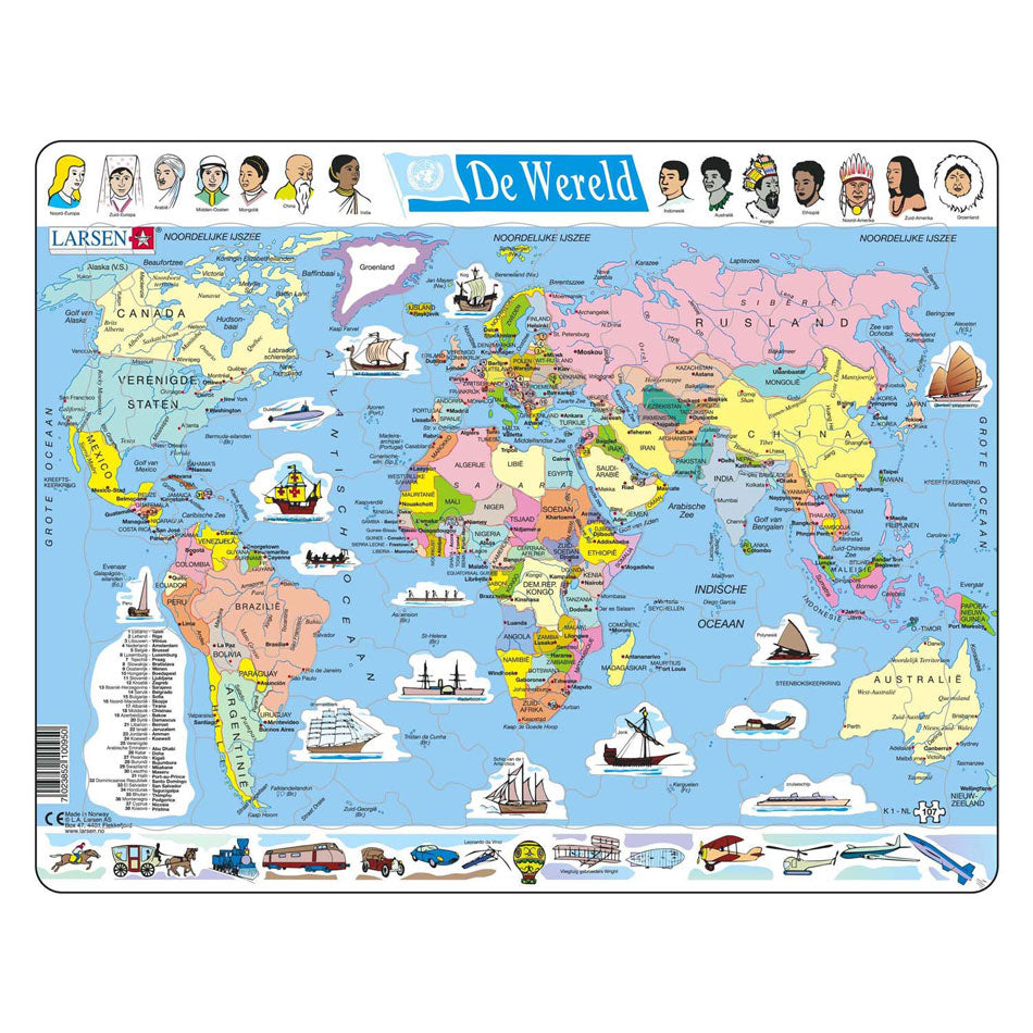 Selecta Larsen Map World, 107st.