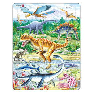 Selecta larsen jigsaw puzzle animals - dinosaur, 35 pcs.