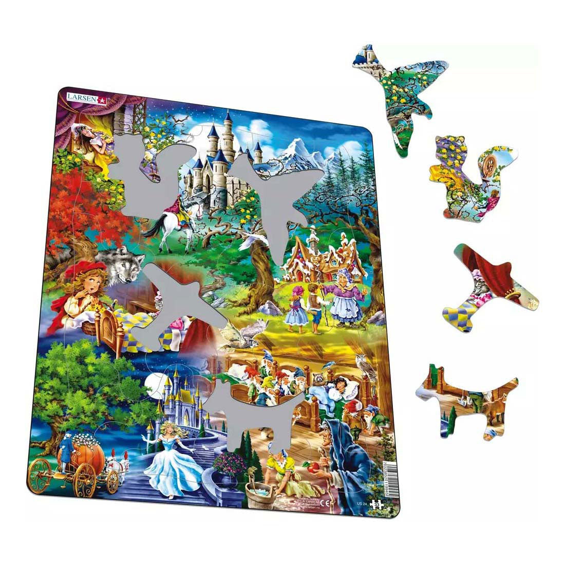 Selecta Larsen Jigsaw puzzle The Fairy Tales of Grimm, 33 °.
