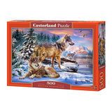 Selecta castorland puzzle wolfish wonderland, 500 pz.