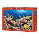 Puzzle selecta castorland peces de arrecife de coral, 1000 uds.