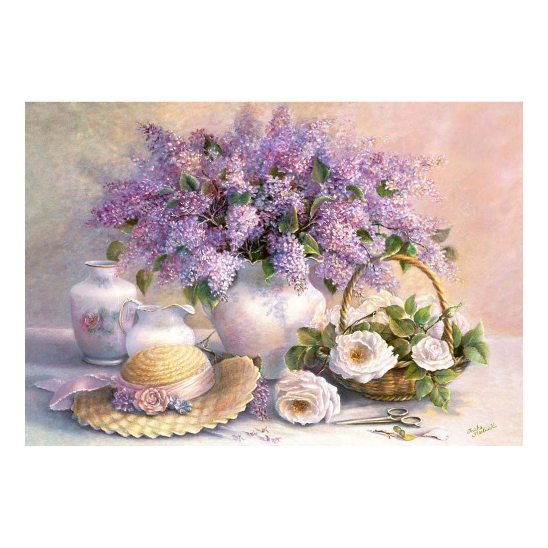 Selecta castorland legpuzzel flower day trisha hardwick, 1000st.