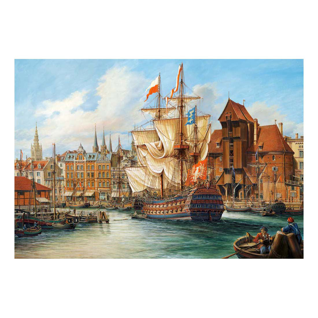 Selecta Castorland Jigsaw Puzzle the Old Gdansk, 1000st.
