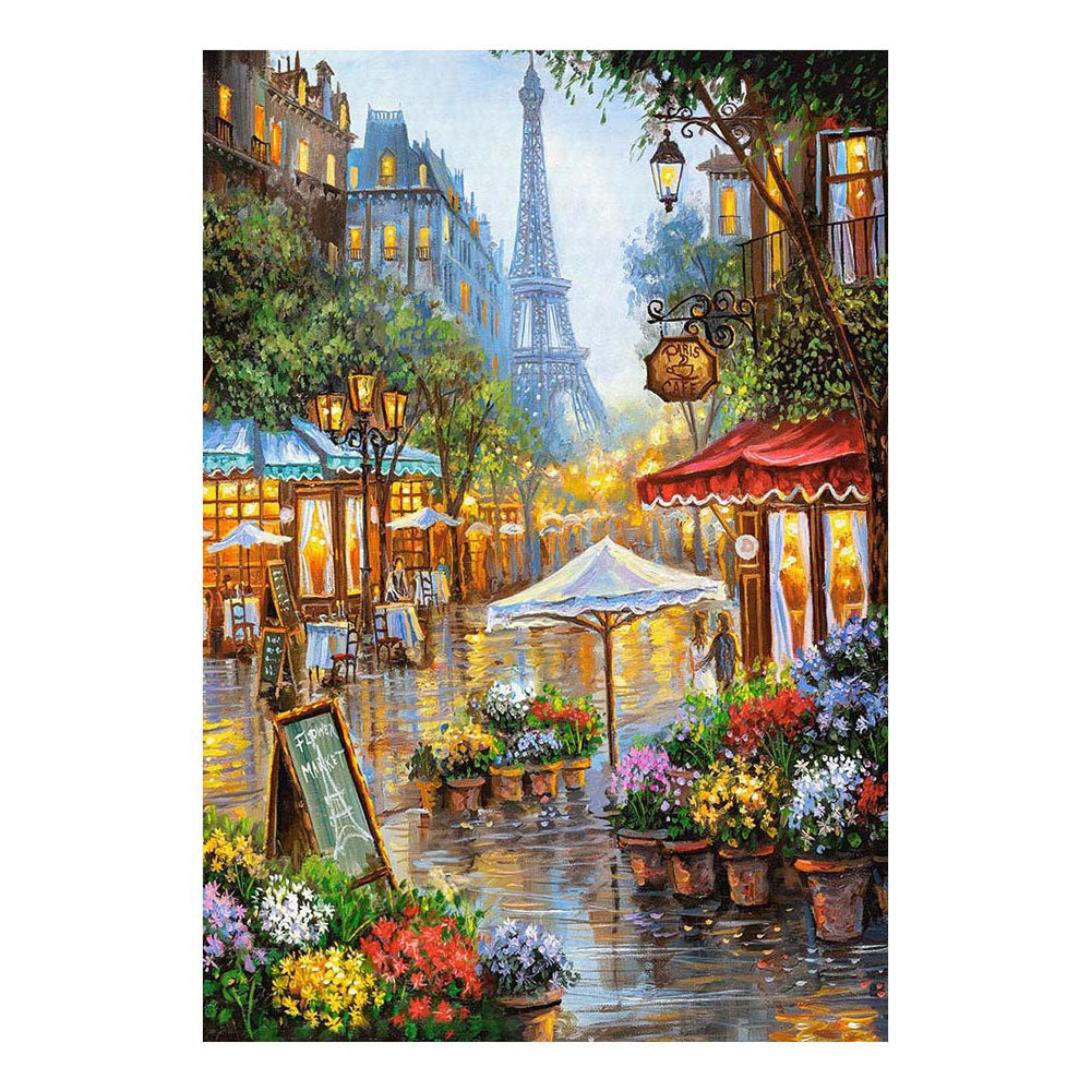 Selecta Castorland Play Puzzle Spring Flowers Paris, 1000st.