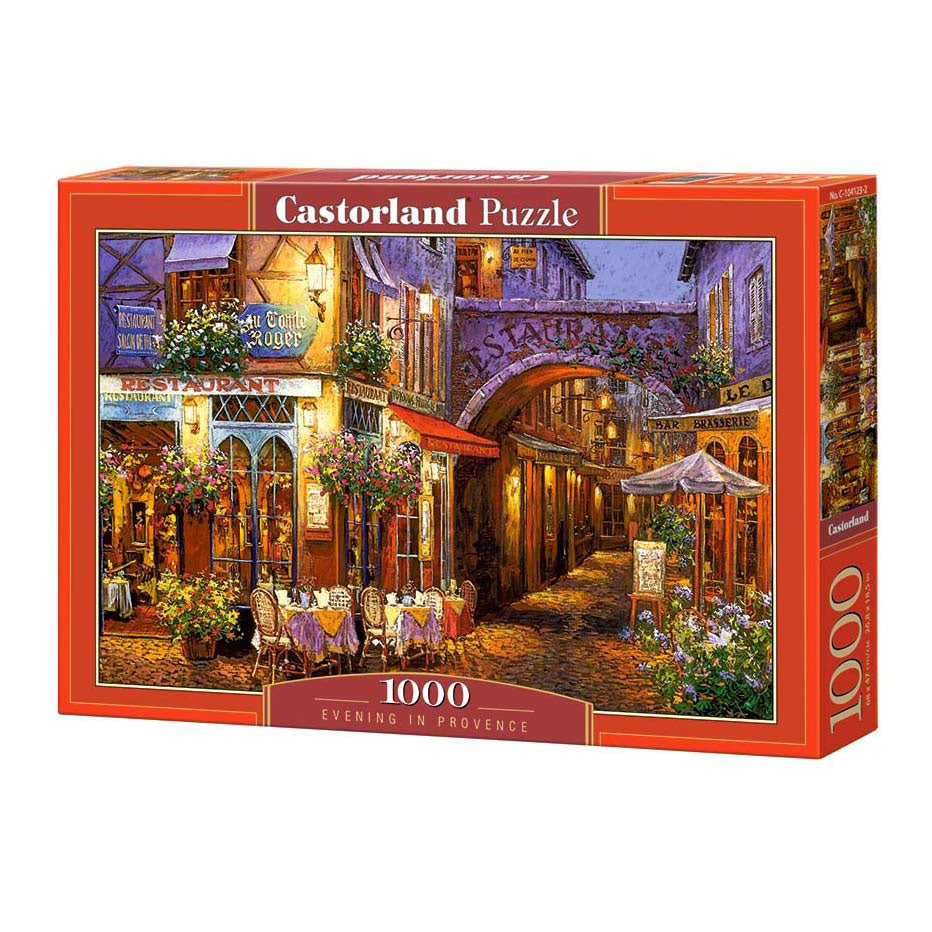 Selecta castorland pusselkväll i provence, 1000 st.