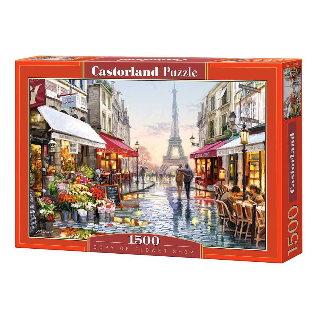 Selecta castorland jigsaw puzzle flower shop, 1500 pcs.