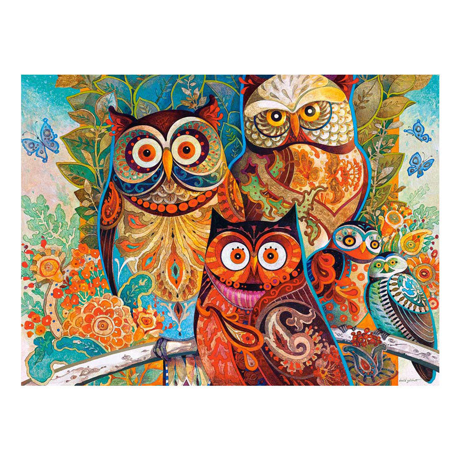 Selecta Castorland Puzzle Eulen, 2000 Teile.