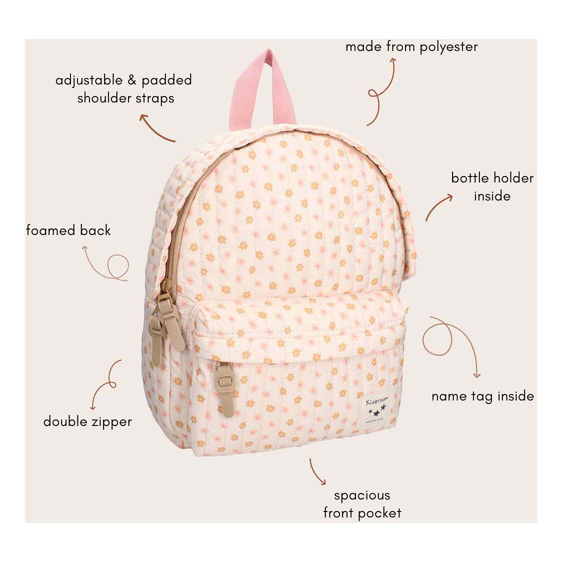 Kidzoom Rucksapack Paräis magesch Meauwen rosa
