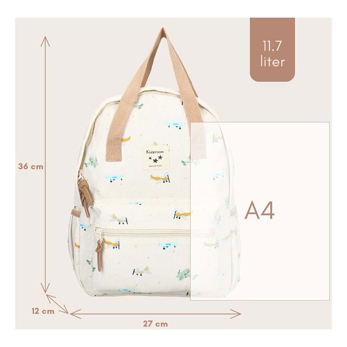 Mochila kidzoom lille avión de conversación pequeña