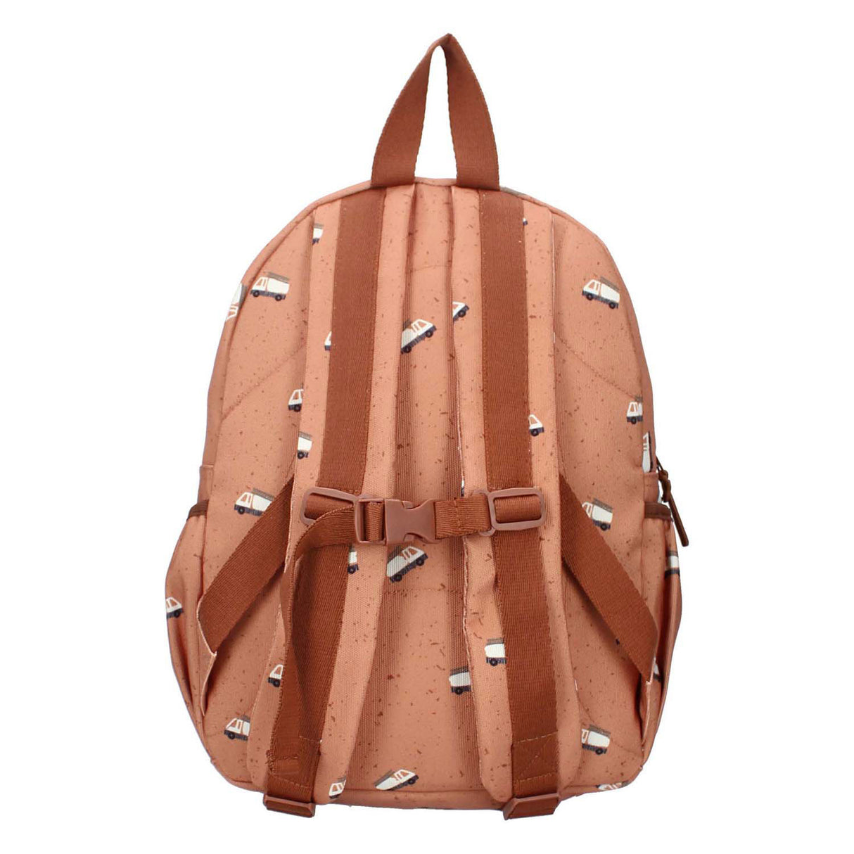 Kidzroom backpack turin enchanted memories brown fire truck