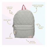 Mochila láctea mochila dulce felicidad verde 39 x 29 x 12 cm