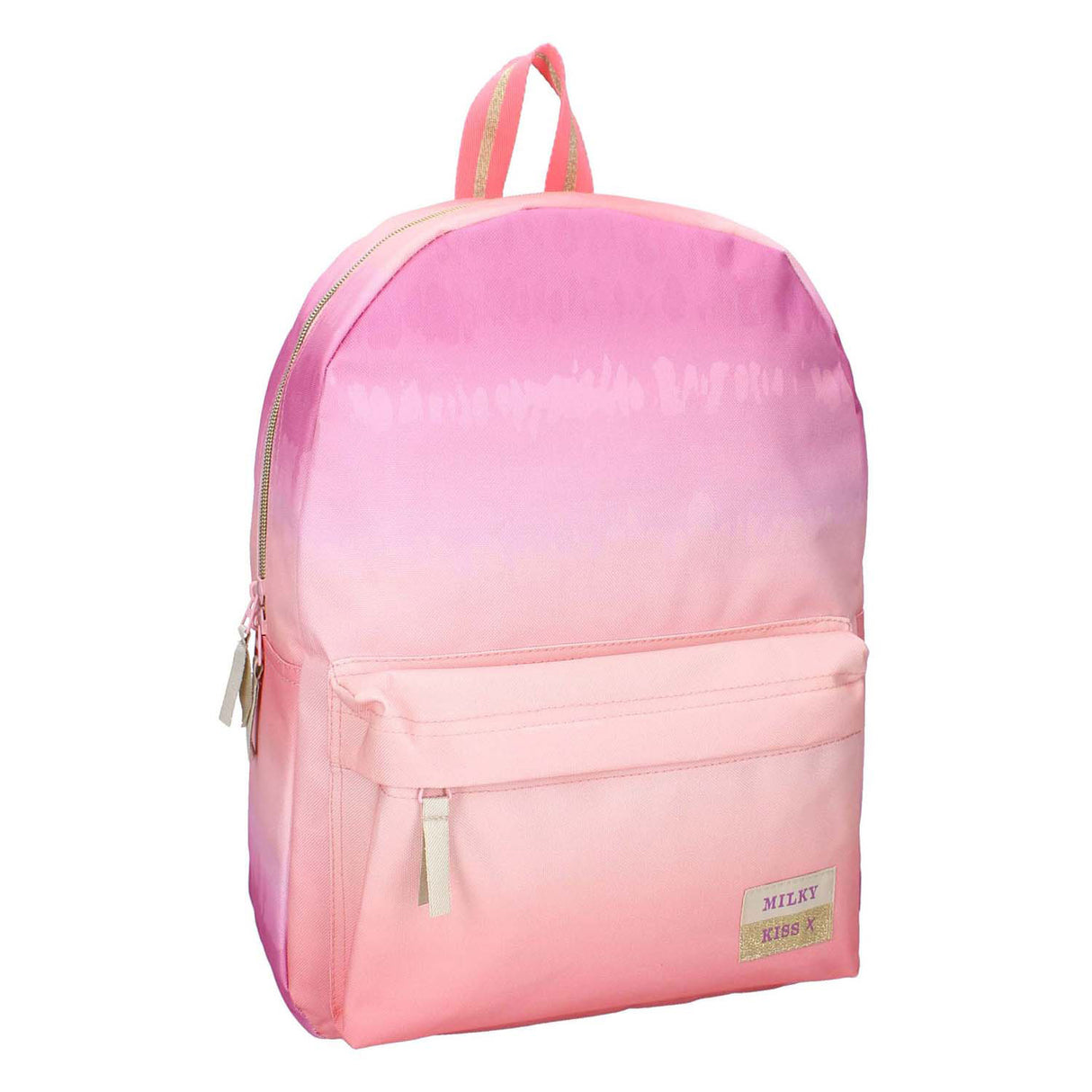 Milky kiss backpack love and laughter pink