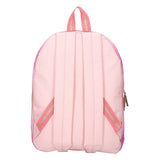 Mochila beijo leitoso amor e risadas rosa