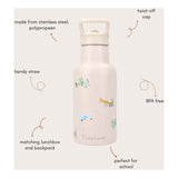 Kidzroom drinking bottle sweet sips airplanes, 350ml