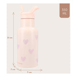 Botella de bebida para niños Sweet Sips Hartjes, 350ml