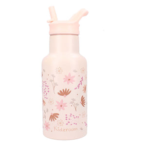 Kidzroom dricksflaska söta sips blommor, 350ml
