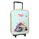 Valigia trolley Vadobag woezel pip realizzata per rotolare