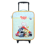 Valigia trolley Vadobag woezel pip realizzata per rotolare