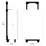 Valigia trolley Vadobag woezel pip realizzata per rotolare