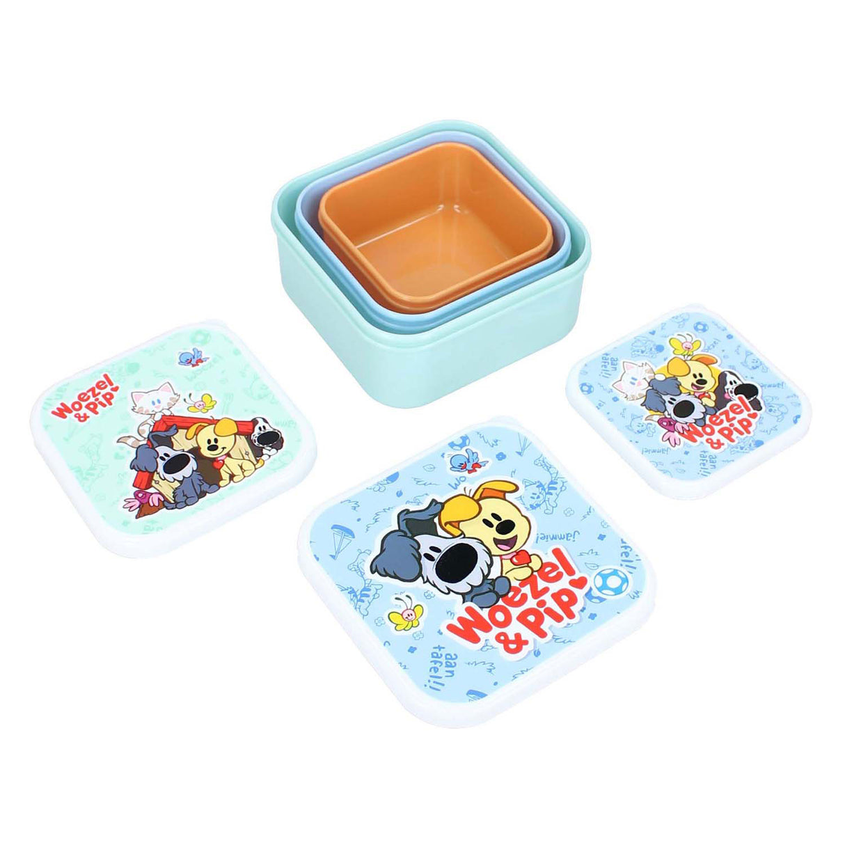 Vadobag woezel e pip snack box 3 in 1 bocconcini freschi | 2 pezzi