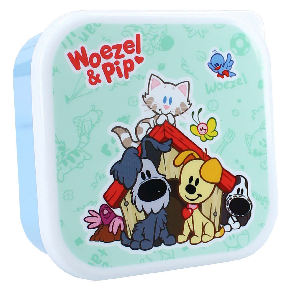 Vadobag Woezel a Pip Snackbox 3 v 1 čerstvé kousnutí