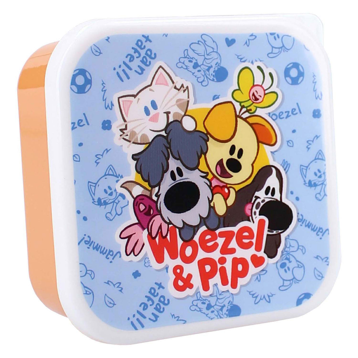 Vadobag Woezel a Pip Snackbox 3 v 1 čerstvé kousnutí