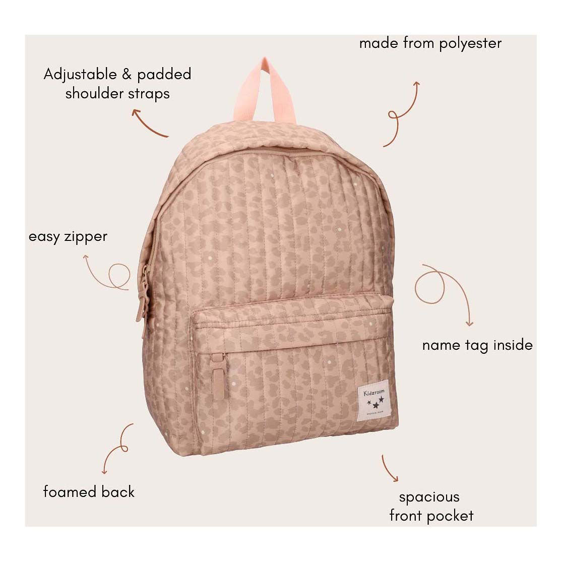 Kidzroom rugzak magical meadows - panterprint