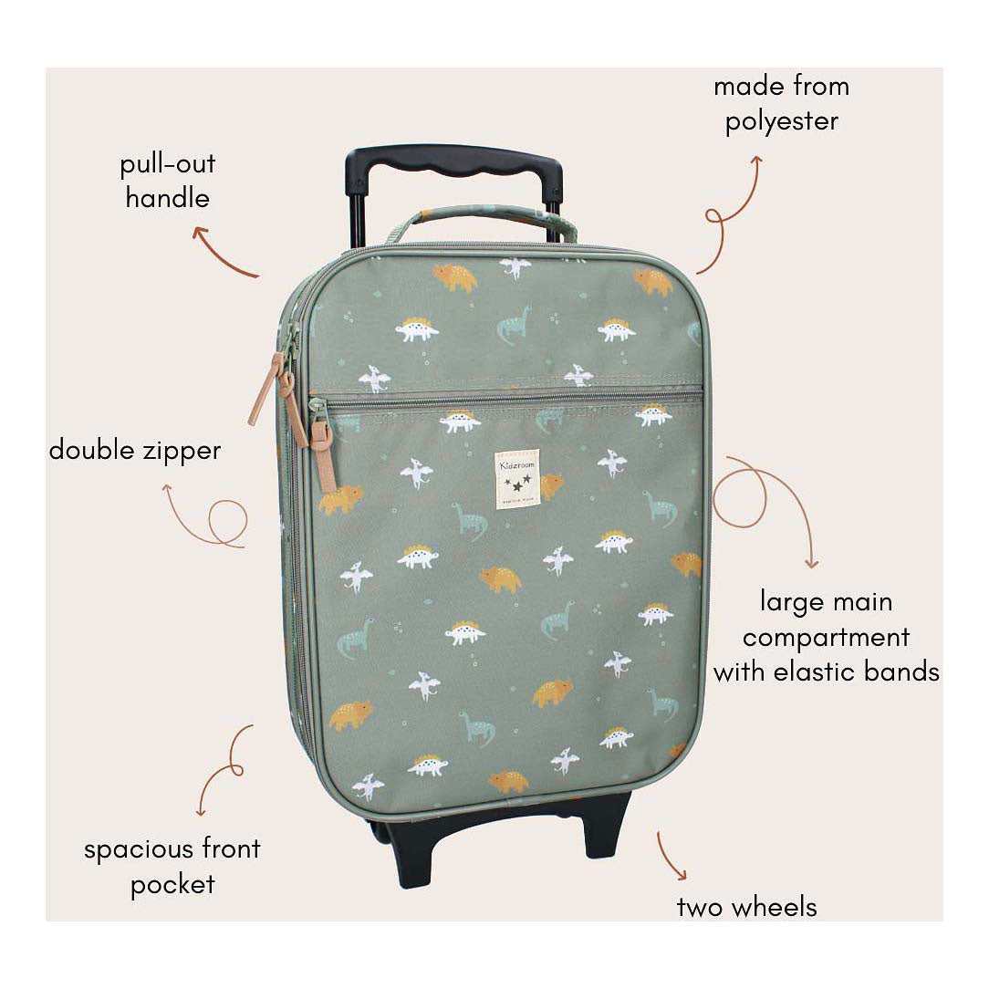 Kidzroom trolley koffer small talk - dinosaurus