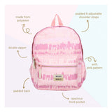 Milky kiss rugzak love and laughter - roze