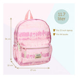 Milky kiss rugzak love and laughter - roze