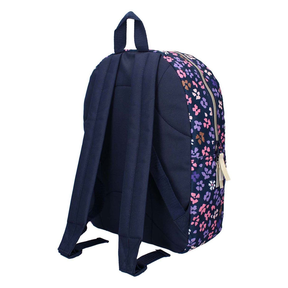 Backpack póg Bó Finne gradam bláthanna gorm dorcha