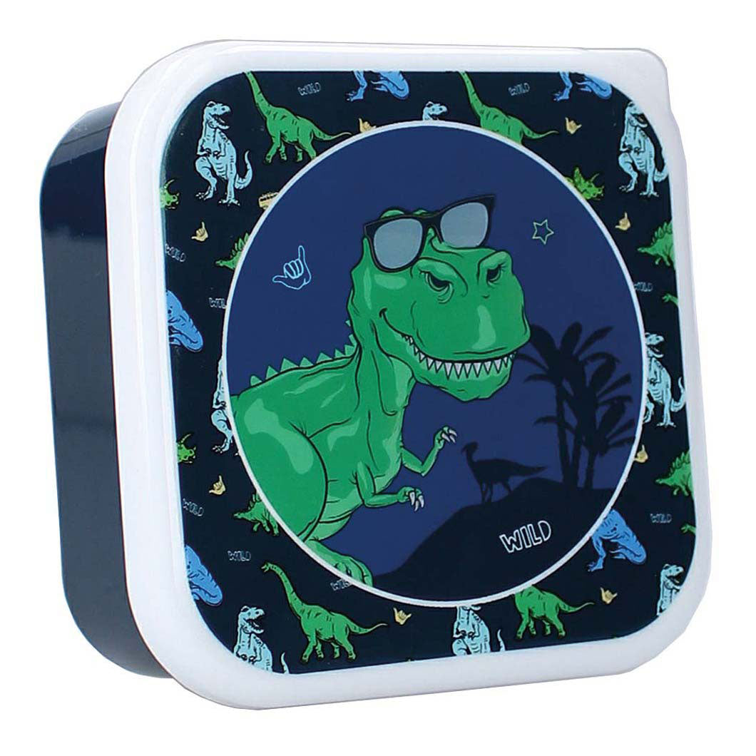 Vadobag broodtrommel pret fresh bites dinosaurus - 3dlg.