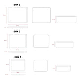 Vadobag broodtrommel pret fresh bites dinosaurus - 3dlg.