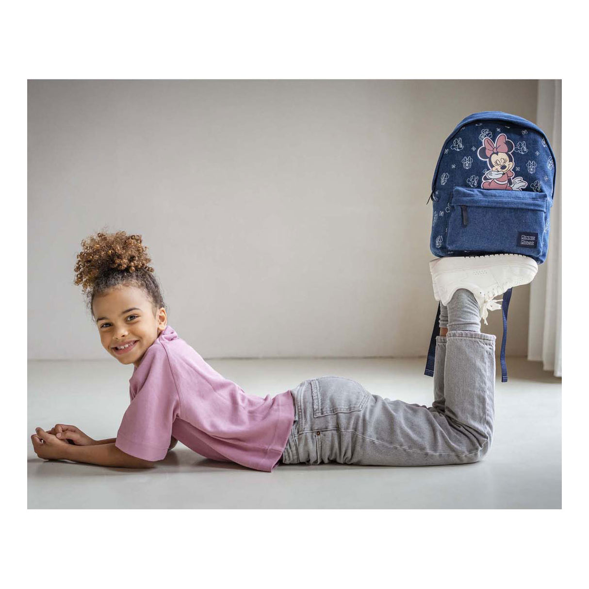Vadobag minnie mouse rugzak denim revival